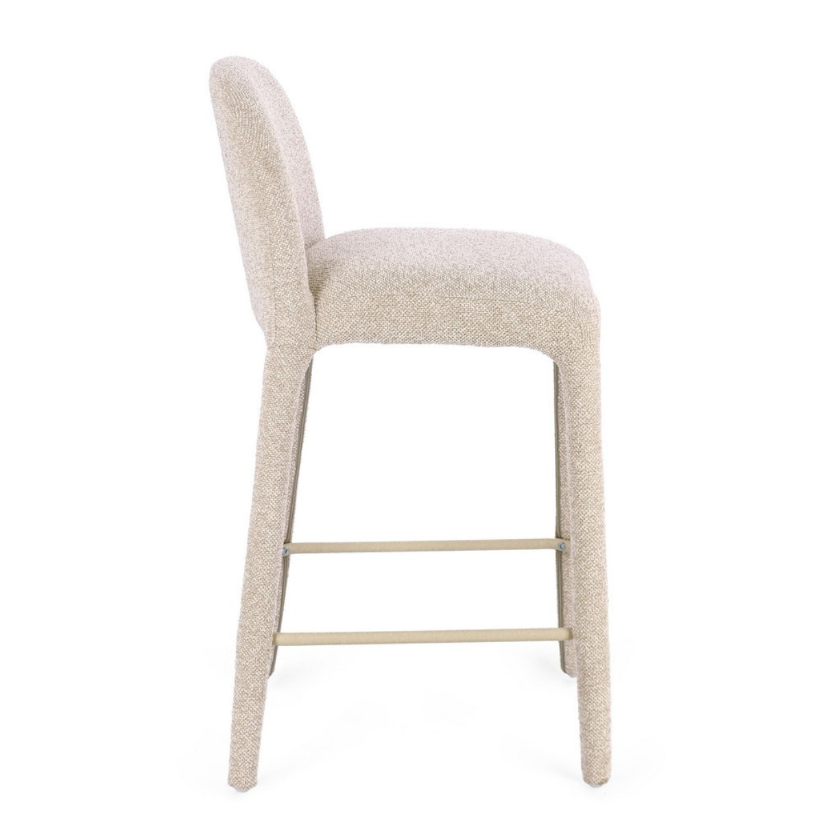 BT ANKARA Beige design Upholstered indoor bar stool
